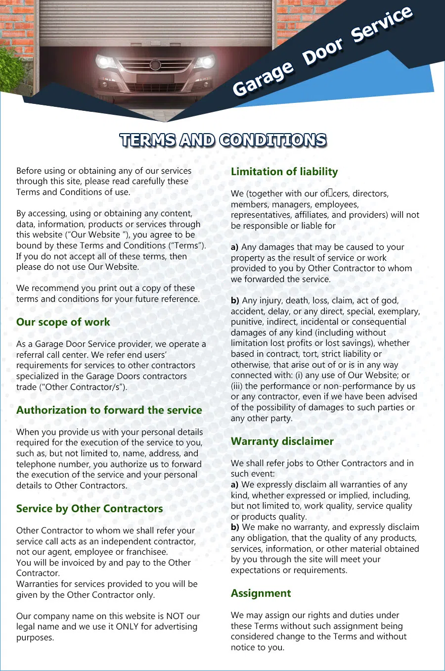 United Garage Door Foothill Ranch, CA 949-267-9620